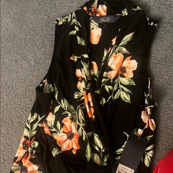 Floral Black Midi Dress - Picture 4 of 6